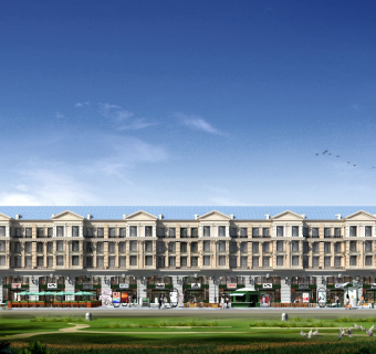 欧式步行街 仿古 商业街区 欧陆风